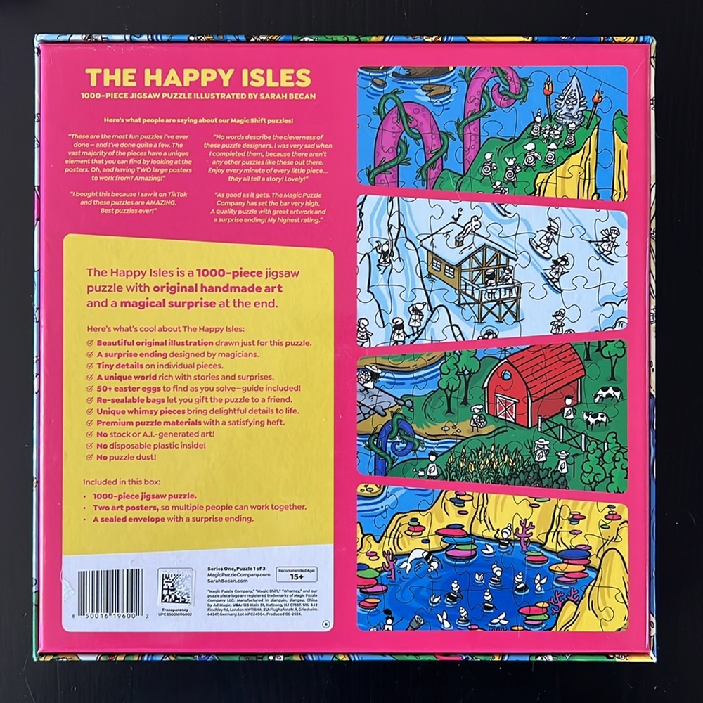 Magic Puzzle Company: The Happy Isles 1000-Piece Jigsaw Puzzle (Series 1) - Picture 4 of 4
